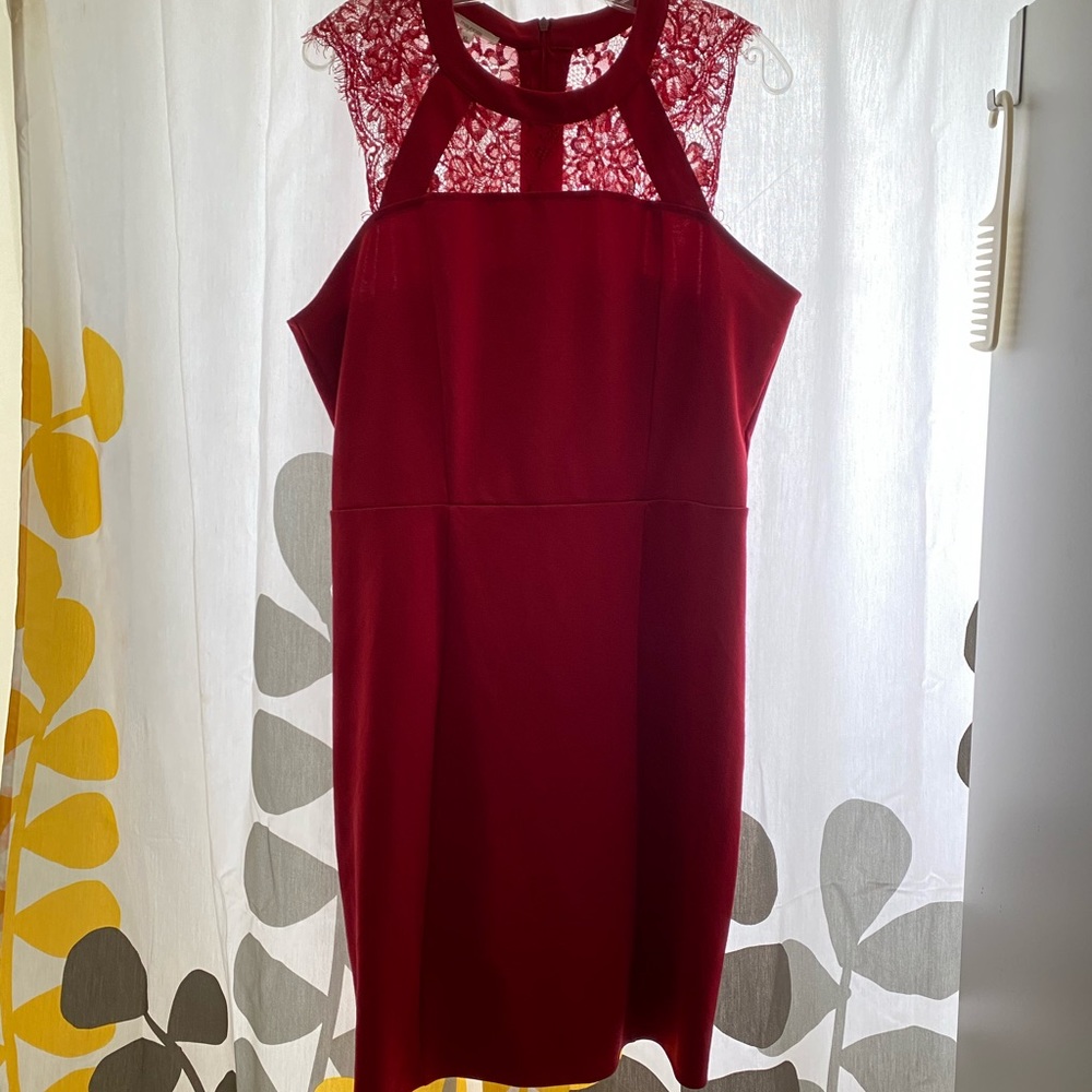 Beautiful red lace dress